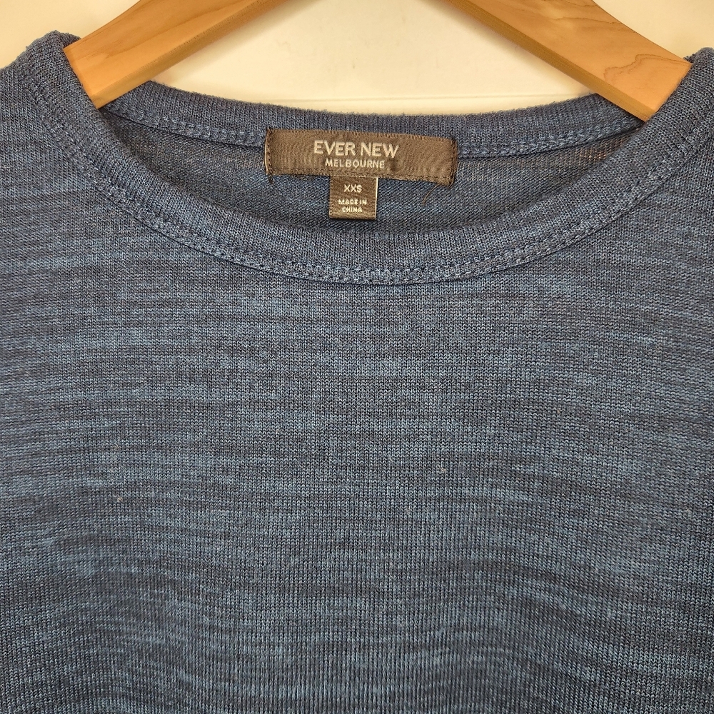 XXS/XS Ever New Melbourne Ines Blouson-Sleeve Long Sleeve Top - Teal - Picture 3 of 5